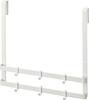 Крючок для раковины Yamazaki Jitsugyo 3078, 2 яруса, белый, примерно Ш30 x Г7 x В27 см (при использовании крючка) Высота пластин регулируется, все хранится вместе