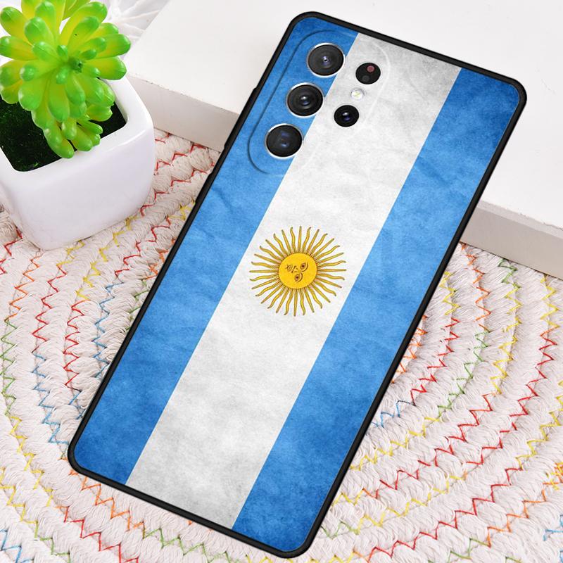 Чехол для телефона с флагом Аргентины для Samsung Galaxy note 10 pro S26 Ultra S23 S24 FE S25 S21 S22 PLUS ударопрочный