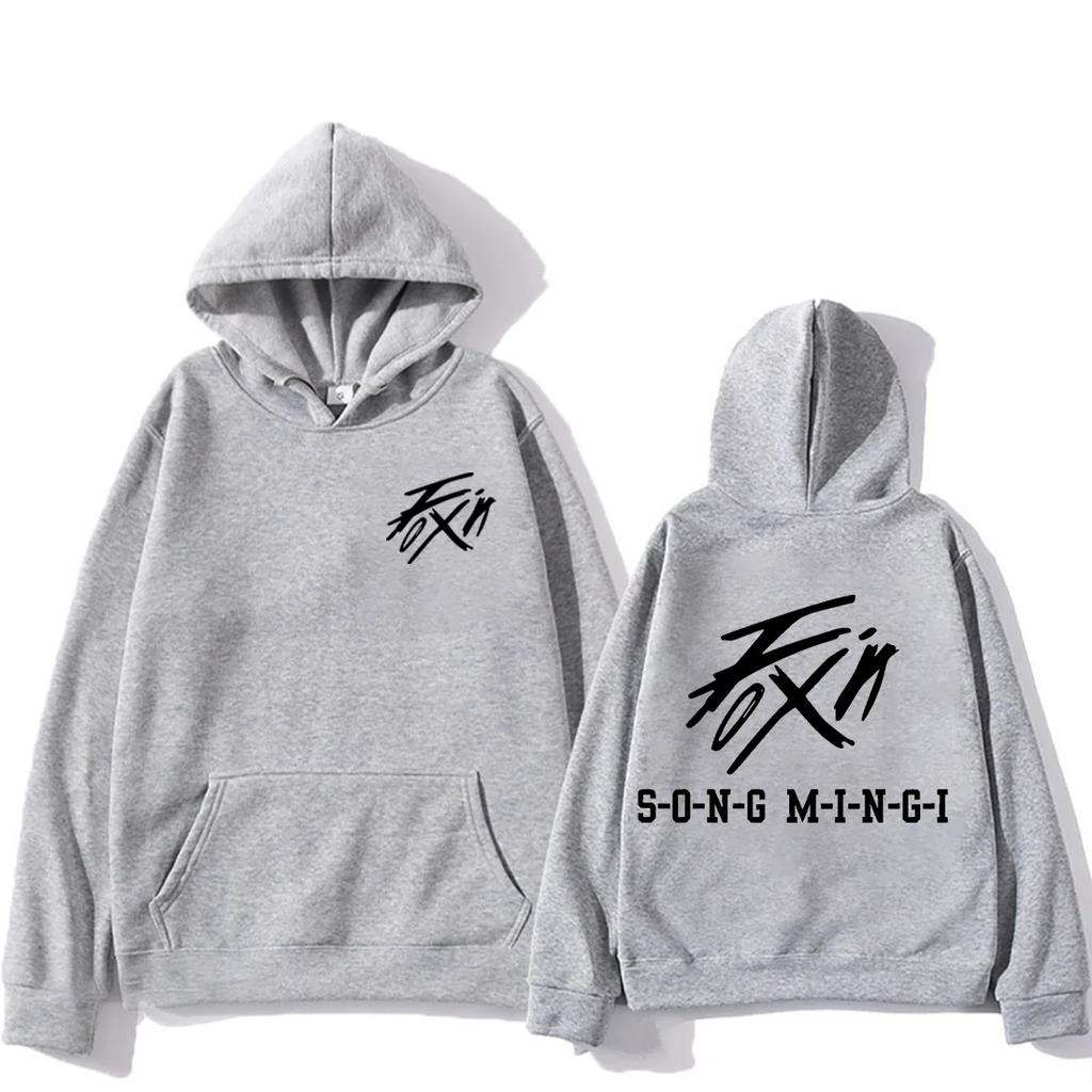 ATEEZ Минги Мерч Винтажная корейская толстовка Kpop модный стиль мужская с длинным рукавом уличная зимняя повседневная толстовка