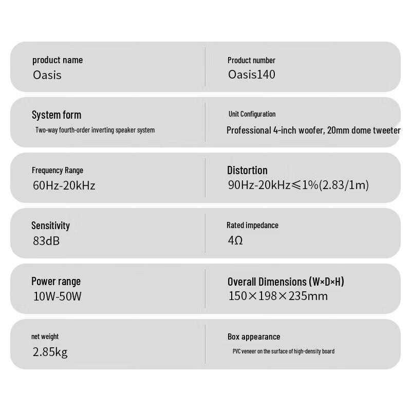 HiVi Oasis Hi-Fi Bookshelf Speaker System with Denon Amp & CD Player