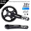 TANKE Crankset 170MM Bicycle Chainring Hollow Integrated Crankset 104 BCD Narrow Wide Bike MTB Crown  Square Hole Sprocket Crank