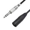 F-Factory 6.3mm TRS Phone (Standard) Plug Male to XLR (Cannon) Male Conversion Cable 3m FNT-XT-16030S