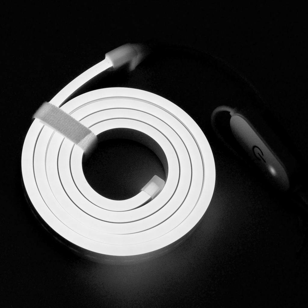 5M Neon Light Strip Touch Control Flexible Neon  USB Silicone Soft Light Waterproof Light Bar for Outdoor Holiday Party Lighting