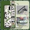 Cartoon Fashion Design Phone Case For Nokia 2.3 Wrist Strap Panda Back Cover Waterproof Anti-knock Lanyard Wristband