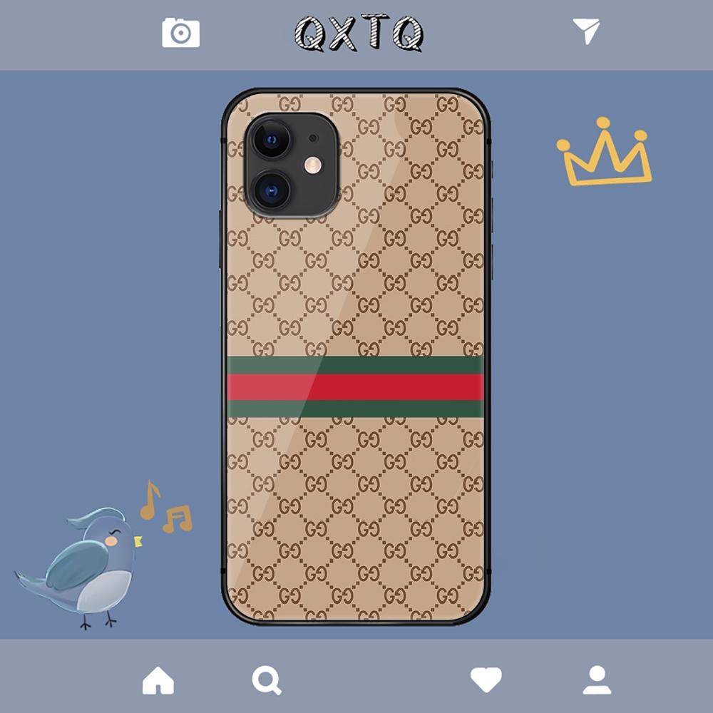Guccis Модный Роскошный Бренд Чехол Пчела Для iPhone Samsung Galaxy Redmi Note S 17 16 15 14 13 20 24 25 54 Pro Max Ultra Fe Чехол из Закаленного Стекла