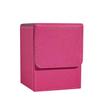 Venssu Deck Trading Card Vertical PU 100 Card Sleeve Duel and Other Card Box Case, Case, Storage, Magnetic, Leather, Compatible, "Yu-Gi-Oh!, Pokemon,