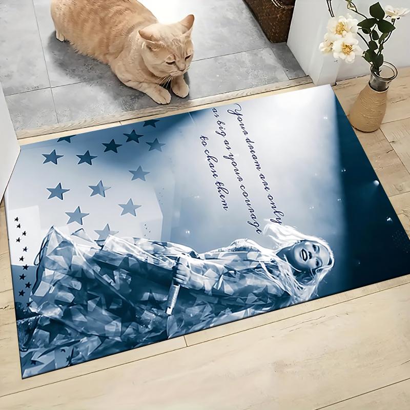 Dreams Courage Carpet Rug Soft Washable Antislip Home Living Room Sofa Mats Personalized Christmas Rug