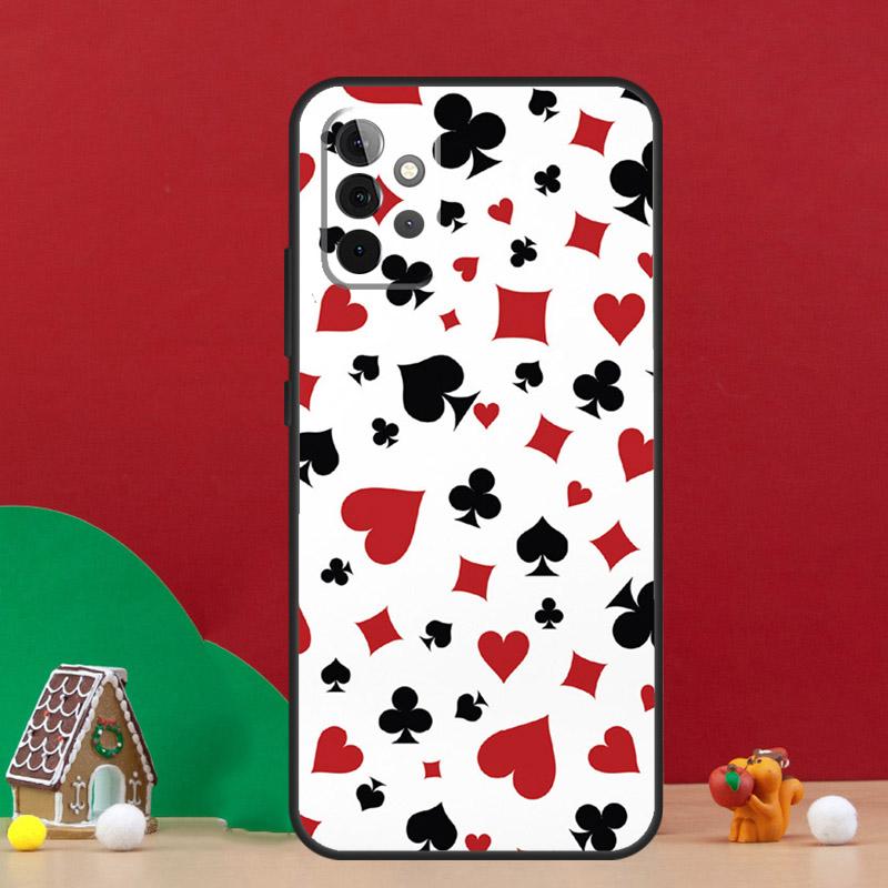 КАЗИНО ИГРАЛЬНЫЕ КАРТЫ Чехол Для Samsung Galaxy A56 A33 A13 A36 A23 A52 A32 A12 A54 A34 A14 A16 A53 A15 A35 A55 A17