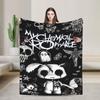Пледы с изображением группы My Chemical Romance Рок-альбомы Шерстяные Забавные Теплые Пледы для Спальни Гостиной Весна Осень