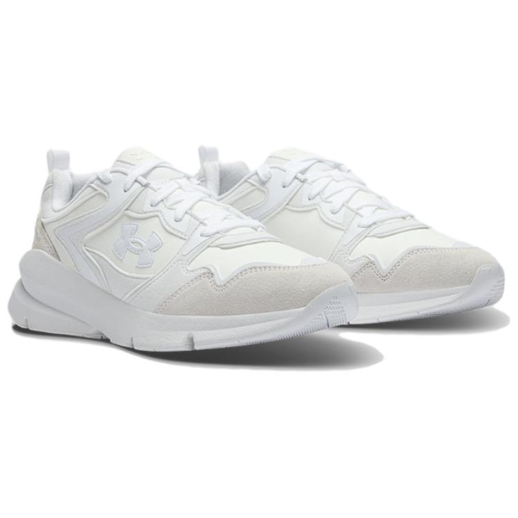 Under Armour Forge Runner Удобные Прочные Низкие Повседневные Кроссовки для Бега Унисекс Кроссовки Белые 6003967-100