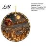 Decorative Winter Landscape Figurine Christmas Scene Acrylic Ornament for Holiday Tree Decor Hanging Decor Keepsake Party And Seasonal Home