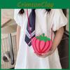 Kids Summer Strawberry Shaped Crossbody Bag With Pu Material For Toddler Outings And Daily Use