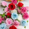 Artificial Flowers Silk Rose Heads Home Wedding Wreath Garden Decor Festival Indoor Party DIY Gifts Box Scrapbooks Craft Hotsale