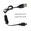 Кабель-переключатель питания USB на Mini USB 480 Мбит/с для зарядки и передачи данных для камеры, планшета, телефона, блок питания с выключателями ВКЛ/ВЫКЛ