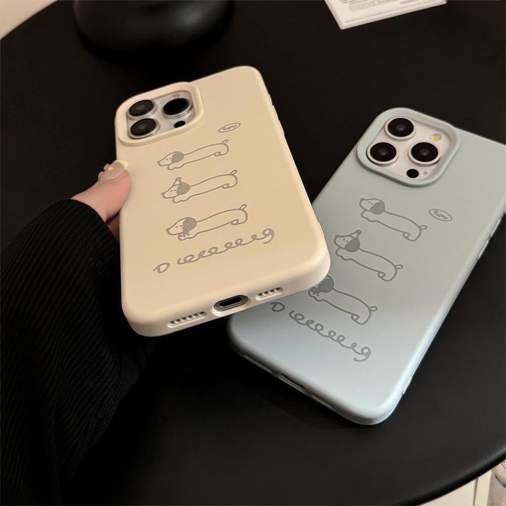 iPhone 16 15 14 Case Compatible and Suitable for 13 12promax Cute Dachshund