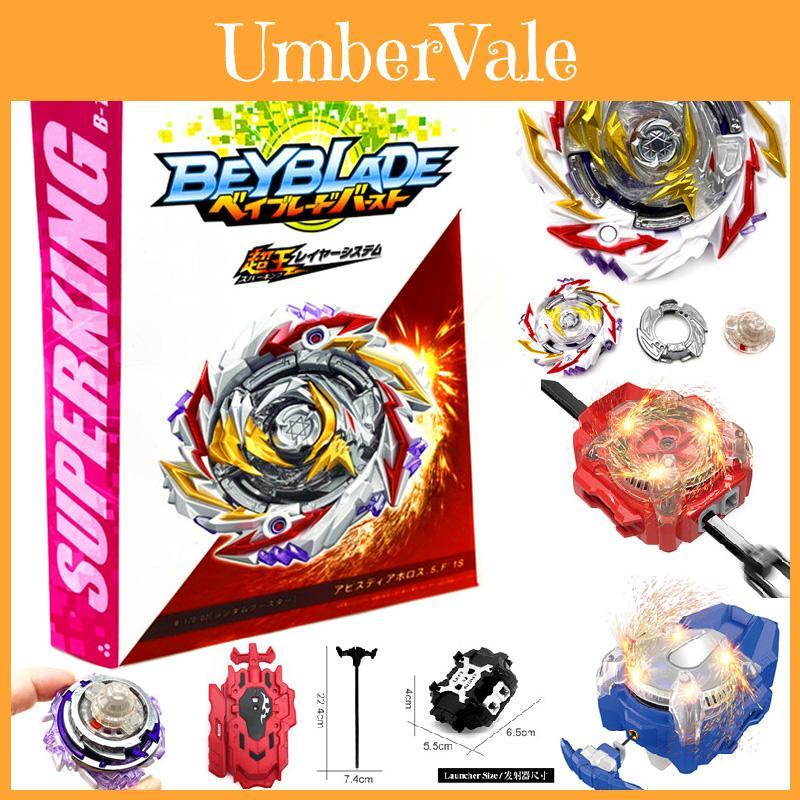 Суперкороль Beyblade Burst B170 02 Бездный Диаболос 5 Слияние 1с Искровой Запускатель