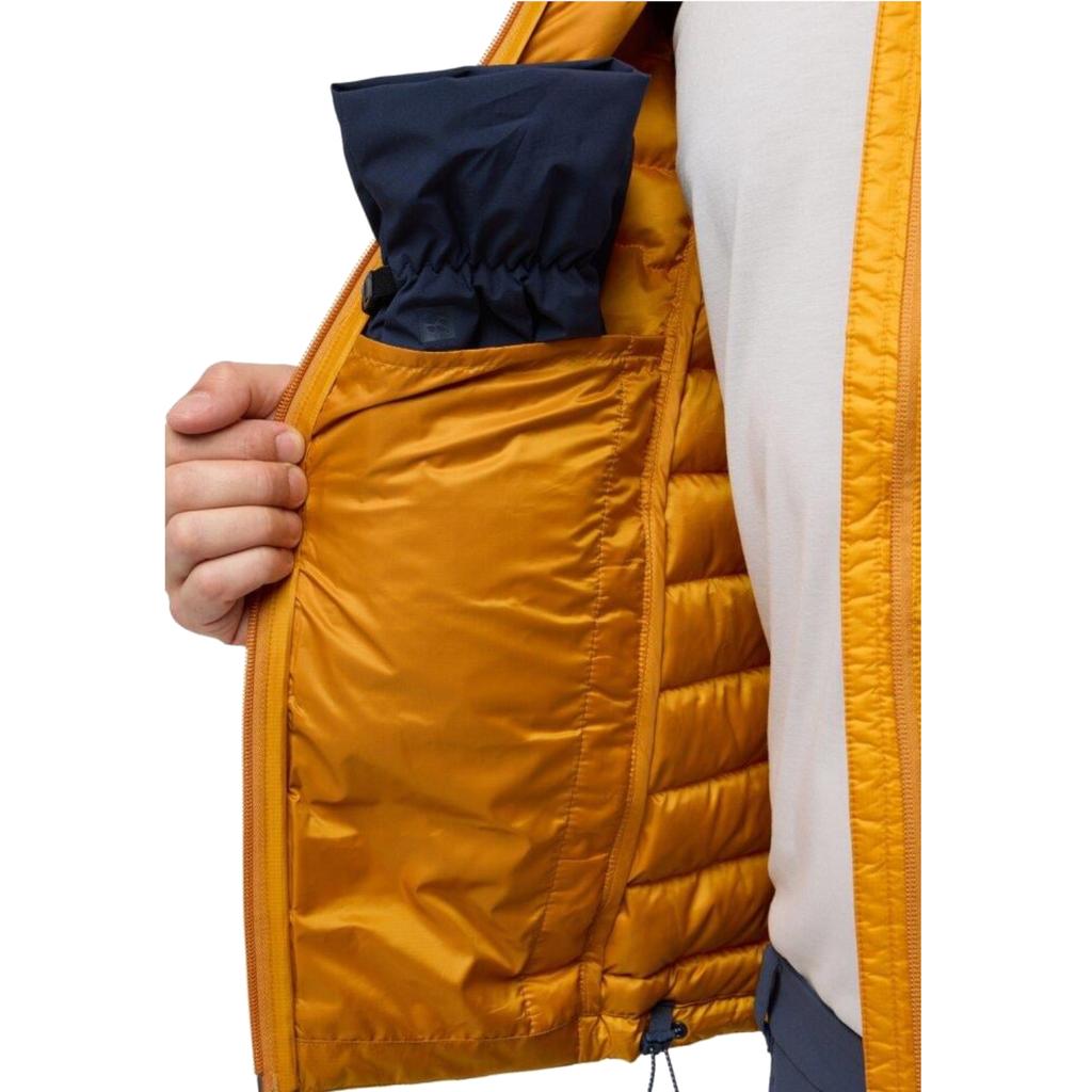 Jack Wolfskin Passamani Down M Jacket, Mens orange Jacket