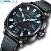 CRRJU New Belt Men's Watch Trend Fashion Business Watch Students