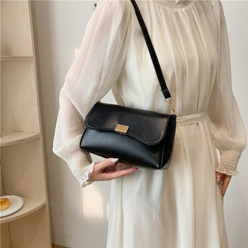 Trendy Retro Pu Crossbody Bag For Women With Magnetic Closure And Phone Pocket