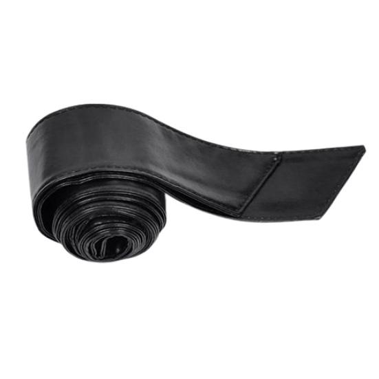 Женский корсет из искусственной кожи с бантом и завязкой на поясе