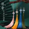 Auspicious Cloud Peace Buckle Tassel Pendant: Chinese-Style Jewelry & Beads for Horse Face Skirt Costume DIY