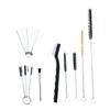17 шт. Набор аксессуаров для чистки аэрографов и краскопультов, набор игл и щеток для сопел