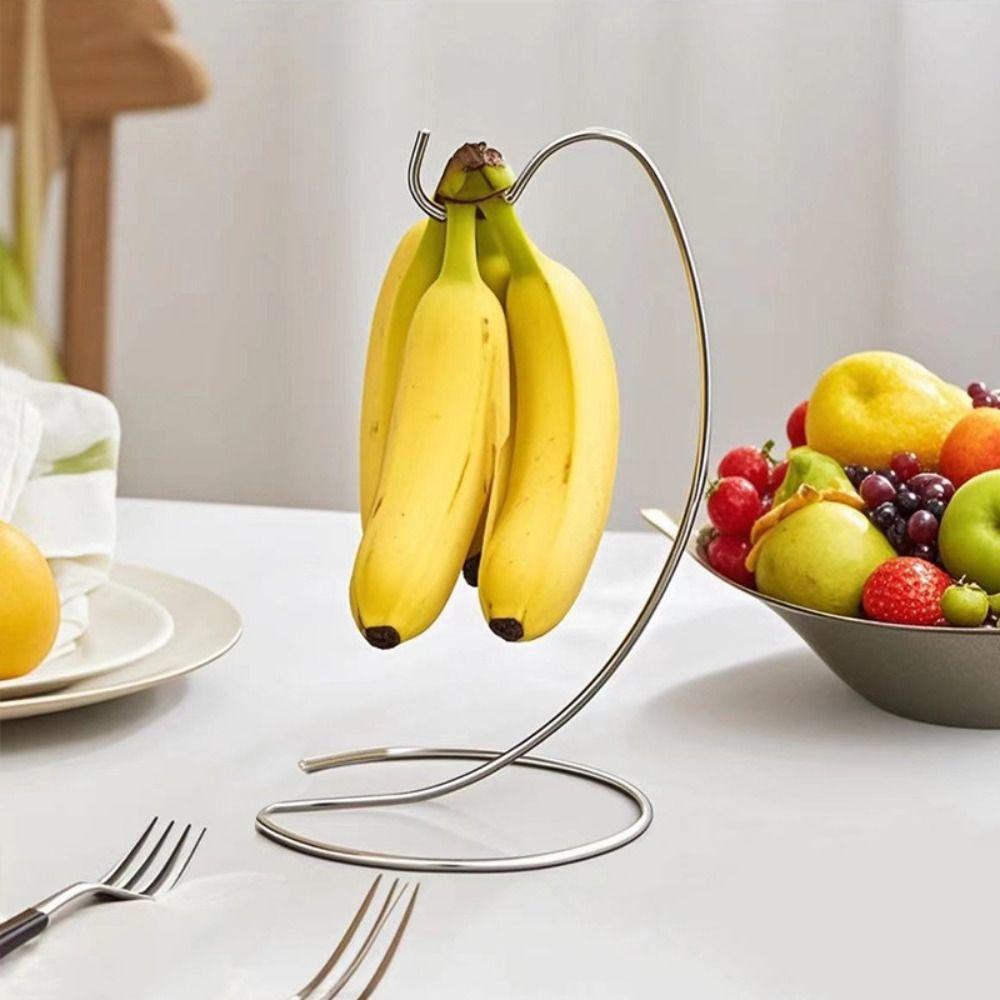 Creative Metal Banana Rack Space Saving Headphone Holder Hanging Kitchen Holder Cup Rack