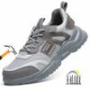 Lightweight Work Shoes Breathable Safety Shoes Anti-smashing Steel Toe Cap Sneakers Anti-puncture Work Boots Men Security Shoes