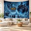 Настенный гобелен World of Warcraft Домашний декор Подвесное тканевое искусство Фон-гобелен для спальни