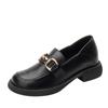 Invisible Inner Height Increase Small Leather Shoes Women's 2025 Spring and Autumn New Thick-soled Small Loafers 313233 Small Size Single Shoes
