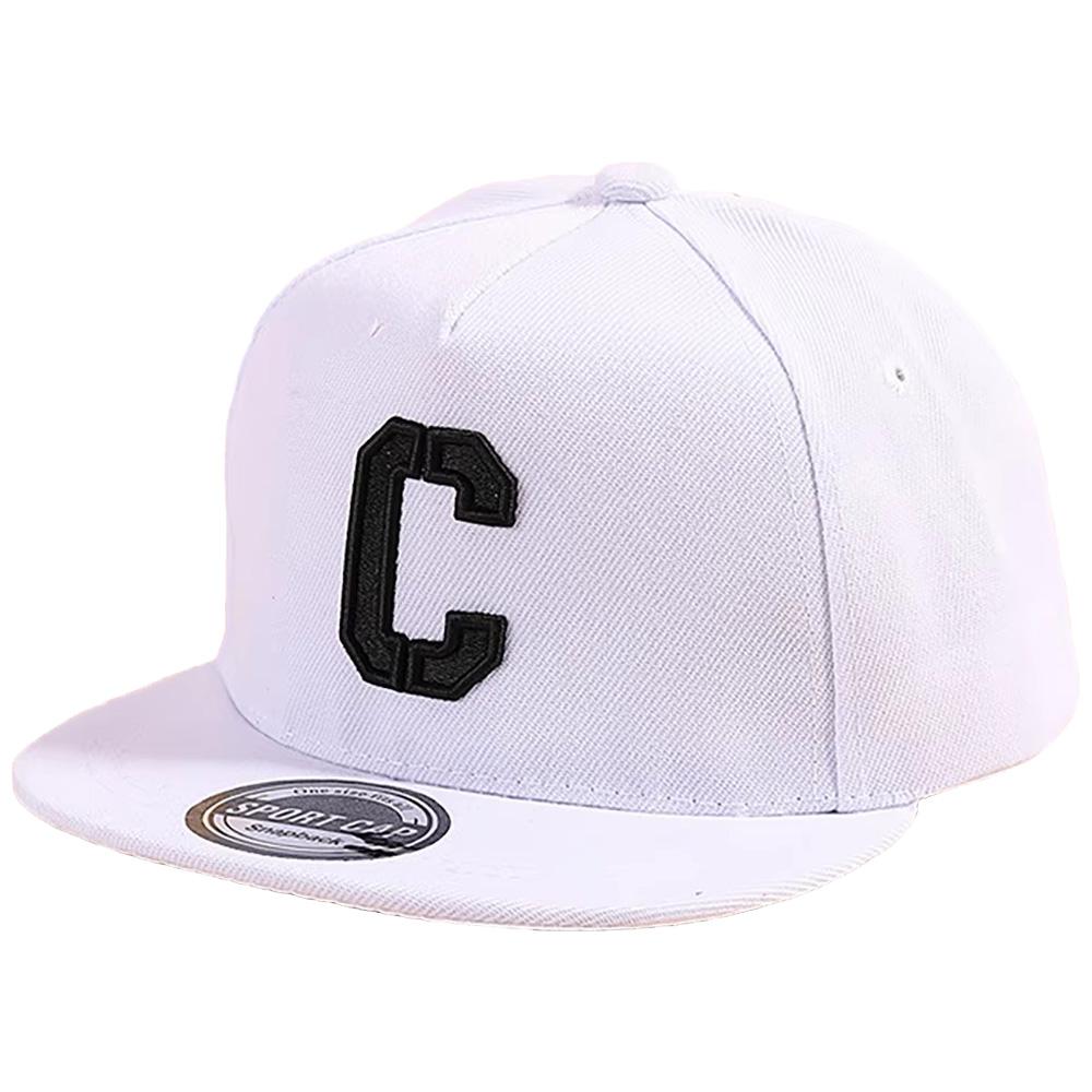 Детская кепка-snapback с вышивкой буквы, плоский козырек, бейсболка для детей, мальчиков, девочек, однотонная, летние солнцезащитные шляпы