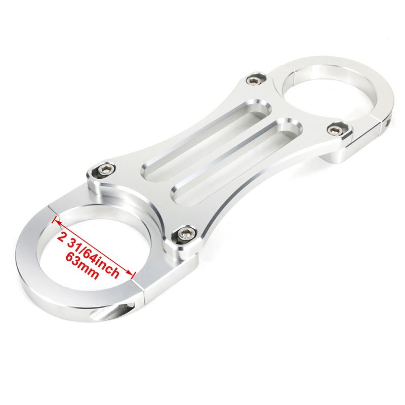Motorcycle Front Fork Brace CNC Aluminum Bracket For HONDA CB400 CBR600F CBR500R CBF600 CBF500 X11 VFR800 CB1300 CB900F Hornet