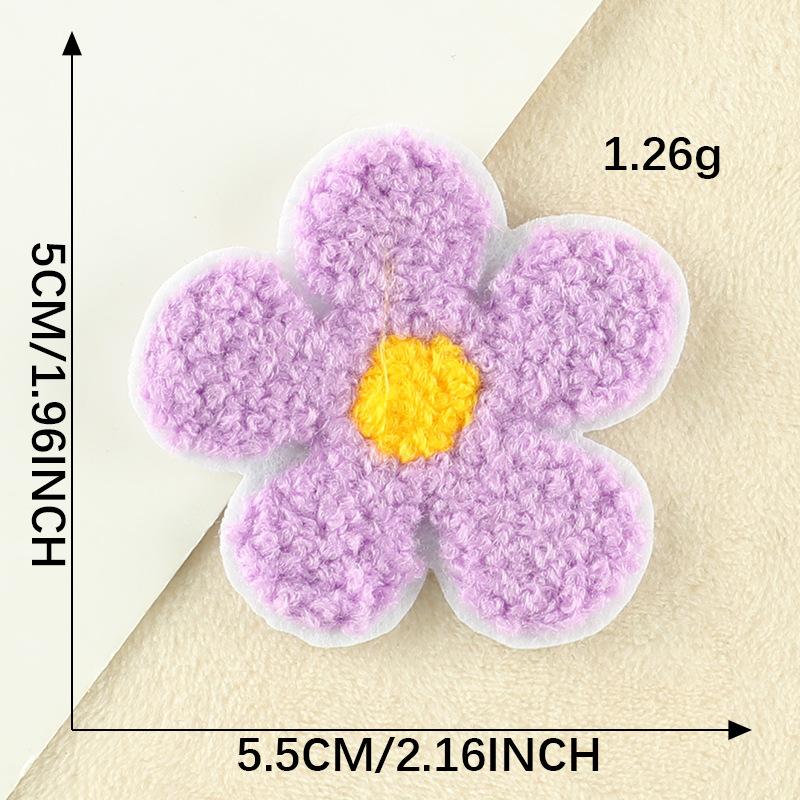 Нашивка Компьютерная вышивка Этикетка Подсолнух Вышивка Полотенце Наклейка на ткань Аксессуары для одежды Значок Ручной счет Сделай сам Этикетка на ткань Вышивка Наклейка