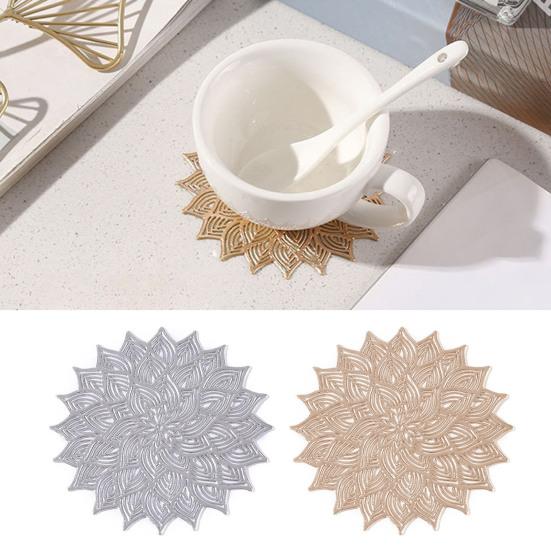 Подставка Легко чистить Защитная подкладка для обеденного стола Термостойкий Цветок