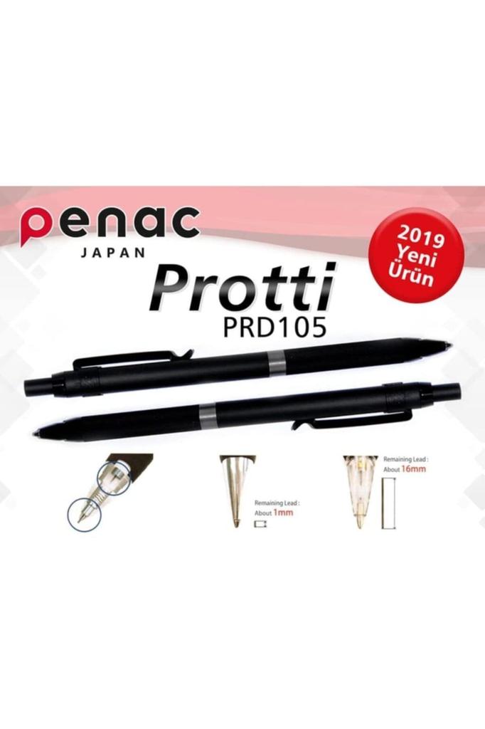 Penac Механический карандаш Protti PRD 0,5 мм – Запатентованная система двойного зажима, Инструмент для точного черчения и письма, Сделано в Японии