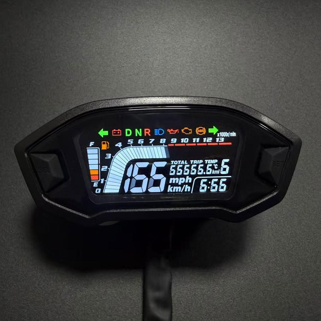 Universal Motorcycle Accessories Speedometer Instrument Panel Digital Odometer Tachometer for Honda Grom Msx125 CB500F CRF250L