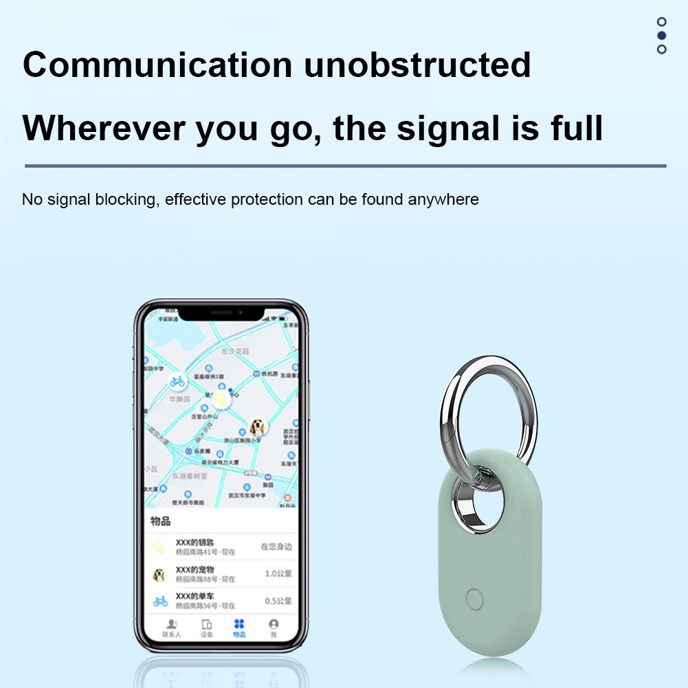 Новый силиконовый чехол ударопрочный антицарапанный с брелоком для Galaxy SmartTag2(Гре