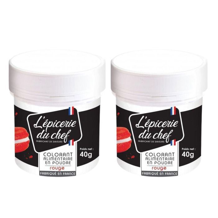 Пищевой краситель порошковый 80 г - красный