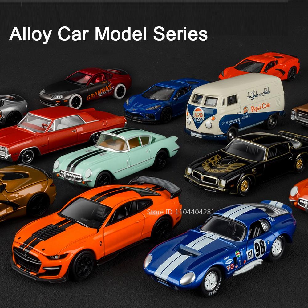 1:Масштаб 1/64 JDM Corvette GT500 Firebird Daytona Stardust Сплав Литые Модели Игрушки Серия Миниатюрные Машинки Для Детских Игрушек Подарки