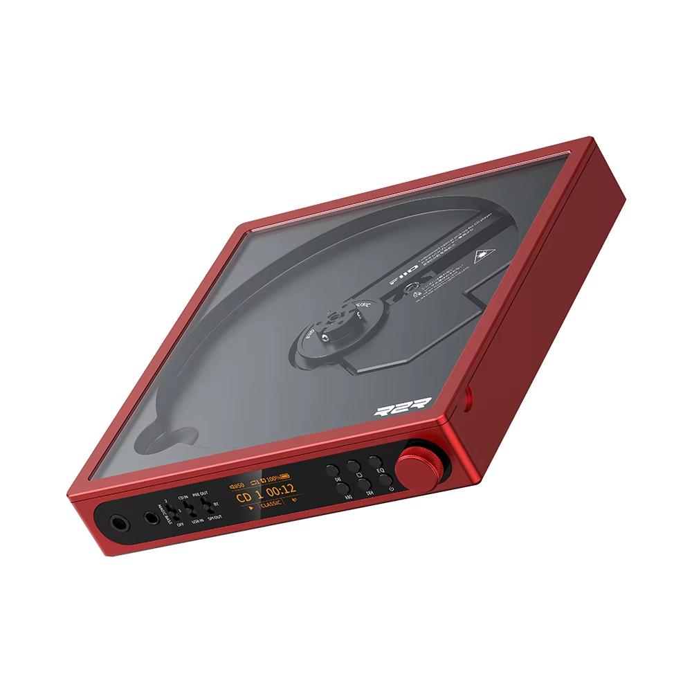 Fiio DM15 R2R / DM15 AKM Портативный стерео CD-плеер ЦАП Высокомощный выход USB/CD HiFi Аудио HD-дисплей