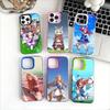 Красивая обложка D-Derby Uma Musume для IPhone 17Air 16 15 14 13 12 11 Pro Max X XS XR Plus, цветной серебристый чехол для телефона