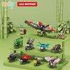 Lele Brother Building Blocks Insect Animals Butterfly Bees Flies Snails Beetles MOC City Scene Assembled DIY Pet Bricks