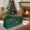Сумка для хранения рождественской елки Большая вместимость Водонепроницаемая Пыленепроницаемая Усиленная Устойчивая к разрывам Тканая из ПЭ Органайзер для хранения елки
