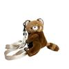 Panda Plush Little Bag Doll With Earphones Raccoon Crossbody Bag Gift Present