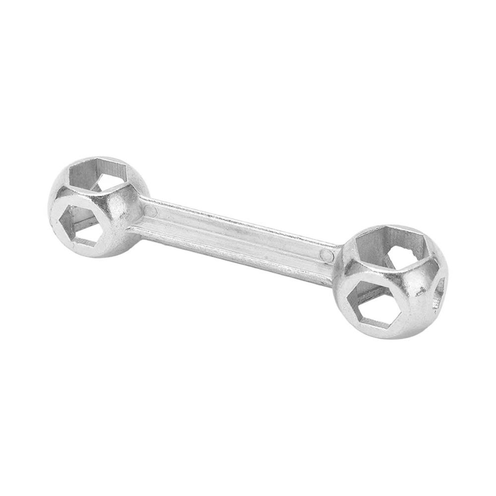 2PCS 6-15mm Hexagonal Bike Wrench 10 in 1 Cycle Spanner Portable Hex Bone Wrench Bike Repairing