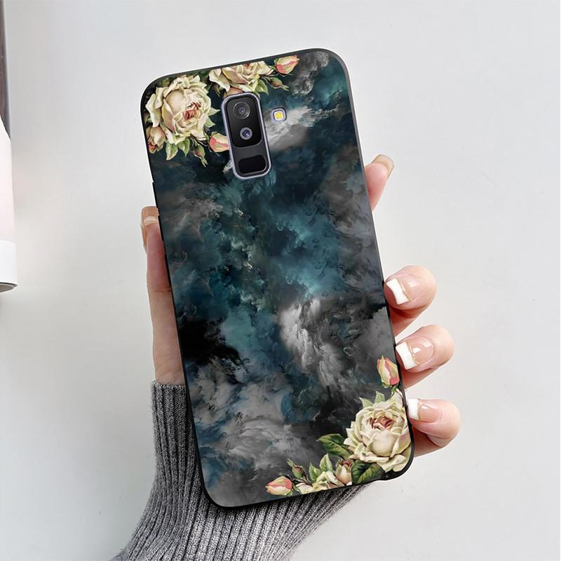 Чехол для Samsung A6 2018 Чехол A 6 A600F Мультяшный Кот Лиса Мягкий Силикон ТПУ Чехол для Телефона для Samsung Galaxy A6 Plus 2018 A605F Чехол