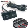 Автомобильное двойное зарядное устройство 12В/24В USB QC3.0 PD Type C Адаптер питания Подходит для Golf 6 Для Jetta 5 MK5 Для Scirocco 2006 - 2012