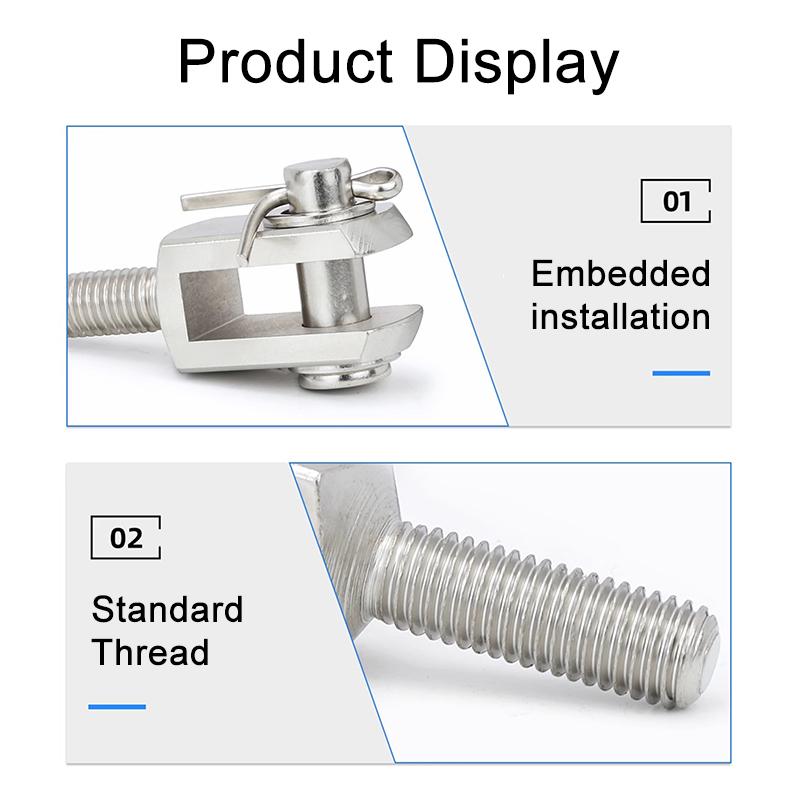 SDA Thin Cylinder Special Y-shaped External Thread Joint Y-shaped Fork Accessory