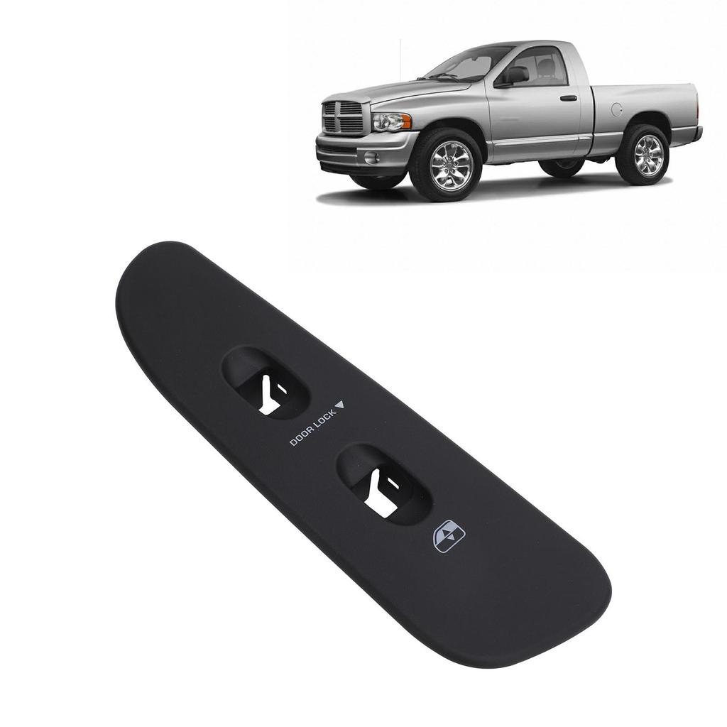 Front Right Passenger Side Window Switch Bezel High Hardness Switch Panel for 1500 2500 3500 Truck Crew Cab