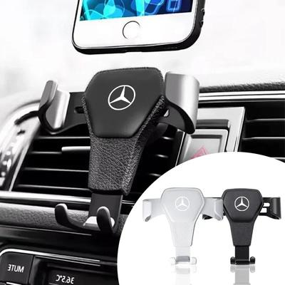 Автоматический держатель для телефона с гравитационным креплением, зажим на вентиляционное отверстие автомобиля, держатель для мобильного телефона для Mercedes Benz B/C/E/S Класса A Класса C200L GLC GLK CLA